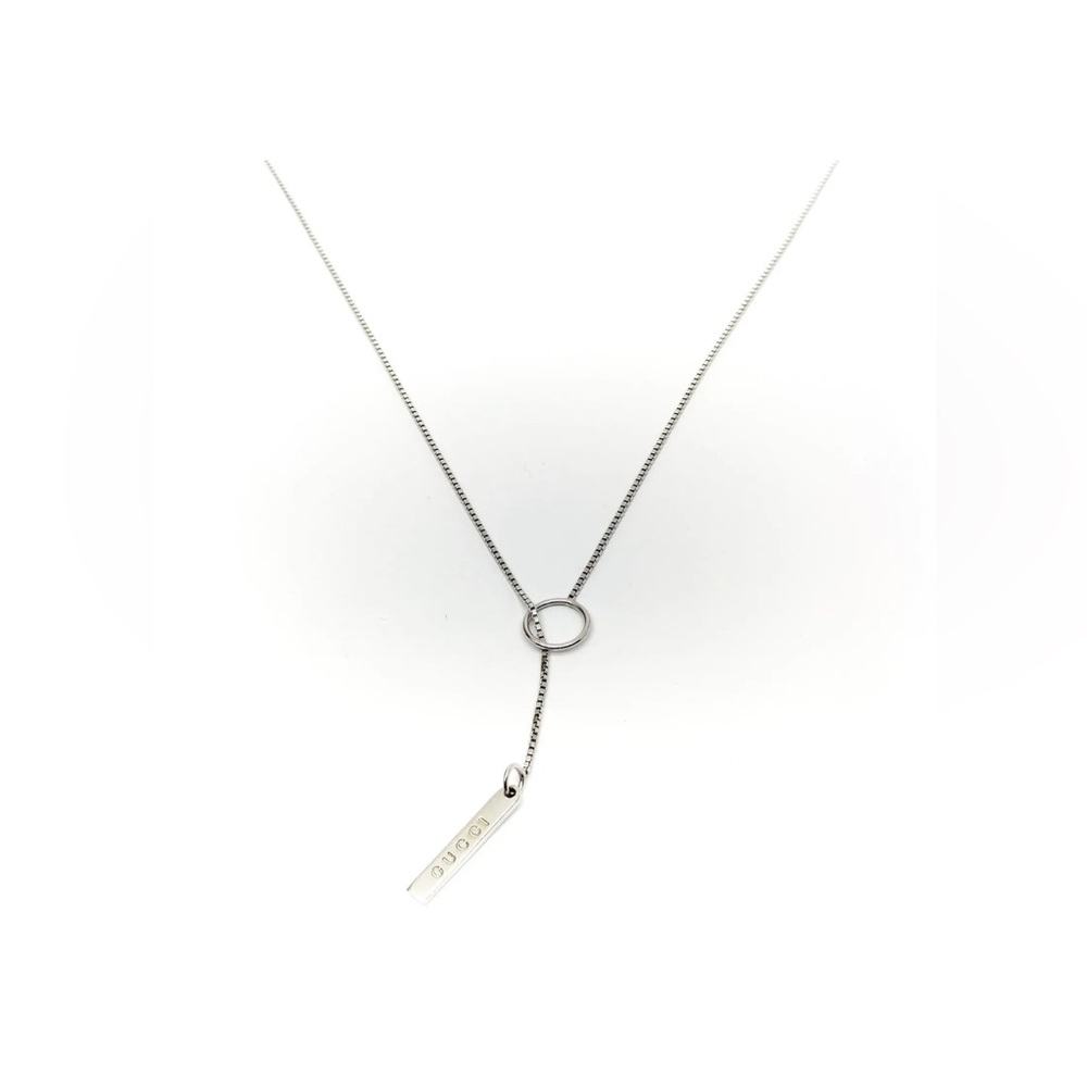 Gucci 18k white gold necklace - Picture 2 of 3